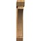 Ekena Millwork Thorton Slat Rough Sawn Bracket w/ Offset Brace, Western Red Cedar, 8"W x 46"D x 46"H BKT0806X46X46THR06RWR - alternate 4